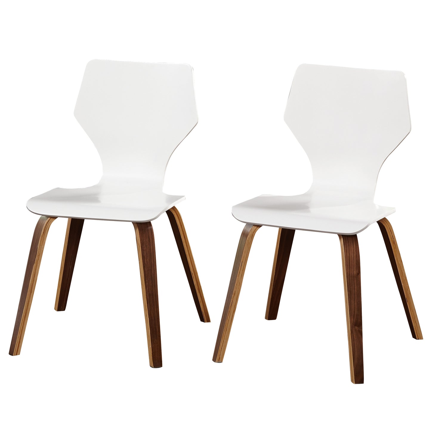 angelo:HOME Dining Chairs - Bari Bentwood set of 2 (white) - angelo:HOME