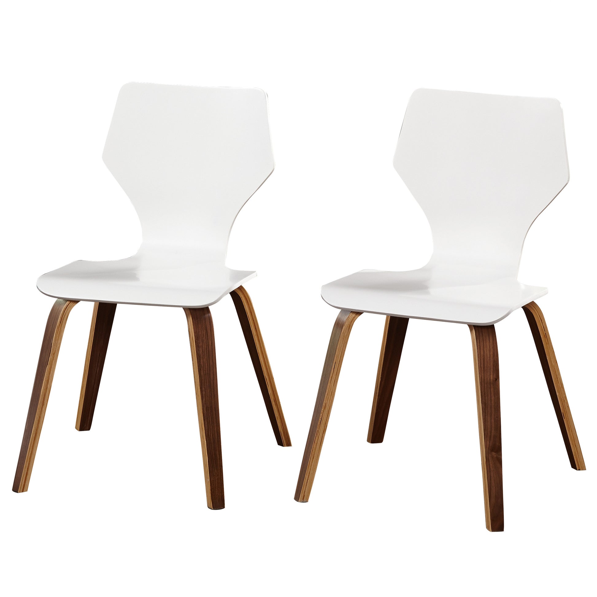 angelo:HOME Dining Chairs - Bari Bentwood set of 2 (white) - angelo:HOME