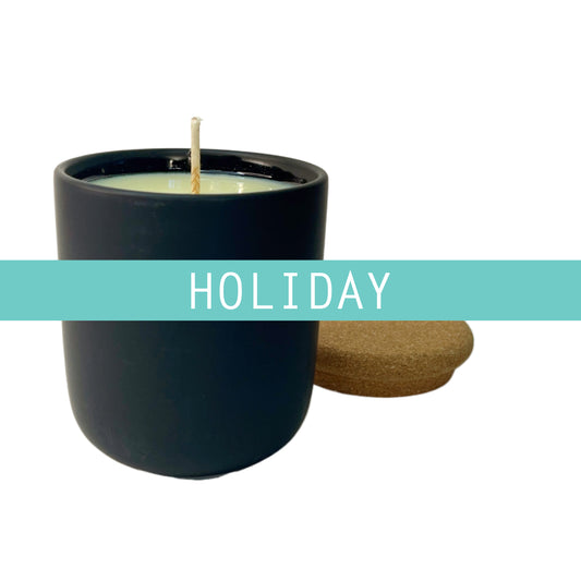 angelo:HOME Ceramic Scented Candle (holiday scent options)