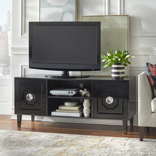 angelo:HOME TV Console/Low Cabinet - Jaslene (black)