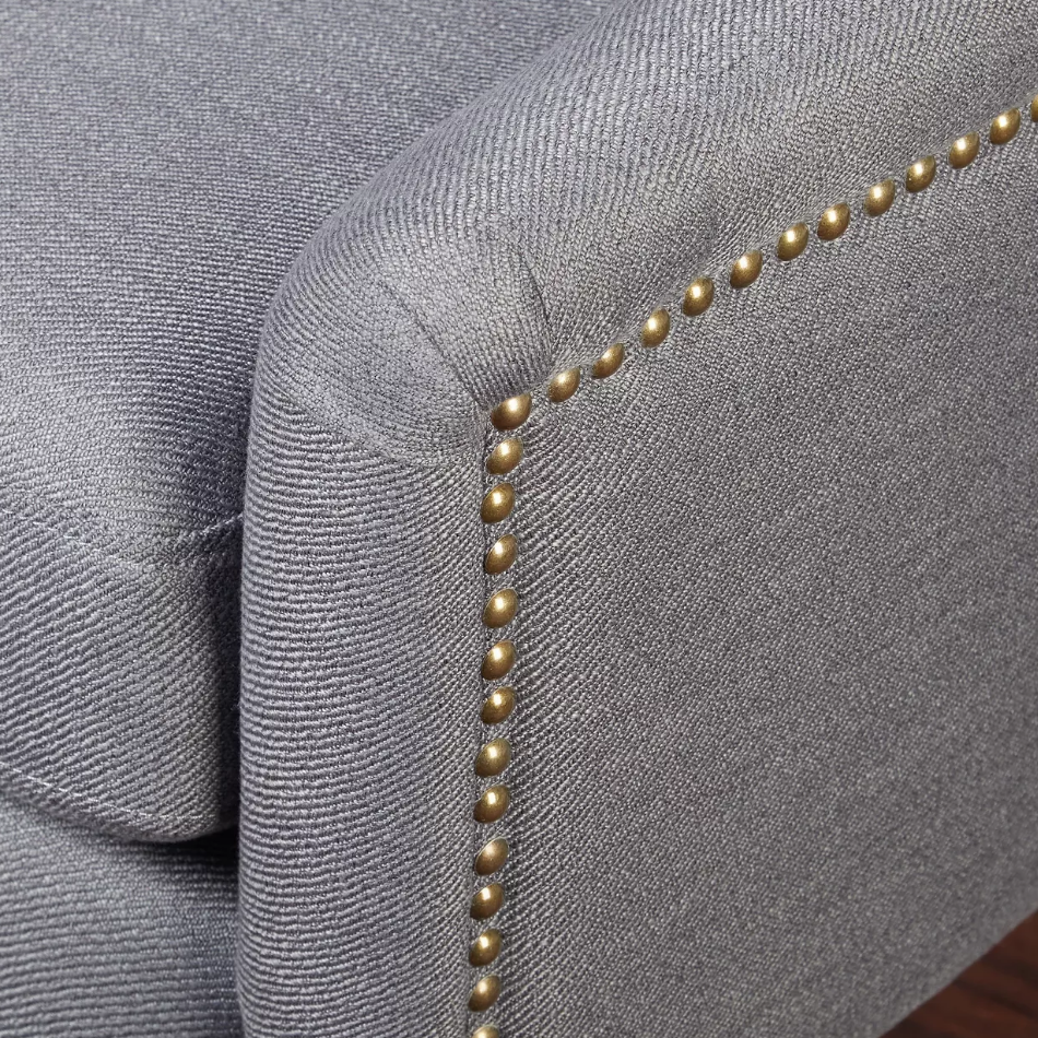Upholstered Chair - Vita in grey