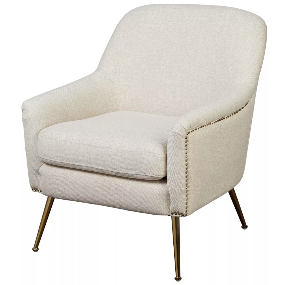 Upholstered Chair - Vita in wheat