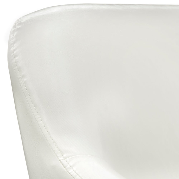 angelo:HOME Arm Chair & Ottoman Set - Corin (white)