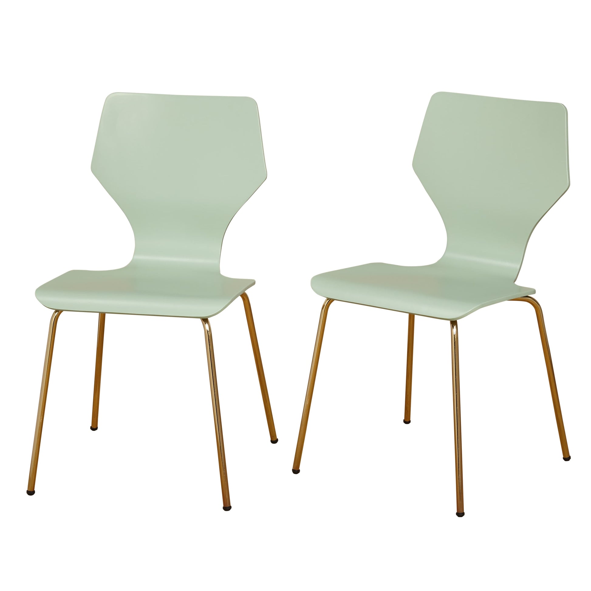 angelo:HOME Dining Chairs - Enna Bentwood/Metal set of 2 (mint) - angelo:HOME