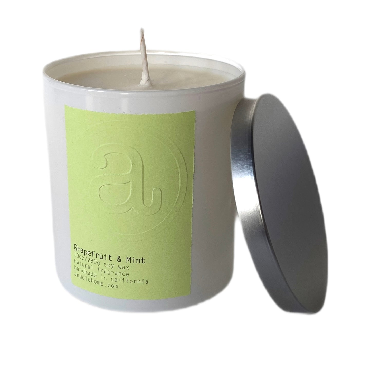 angelo:HOME Grapefruit & Mint Scented Candle