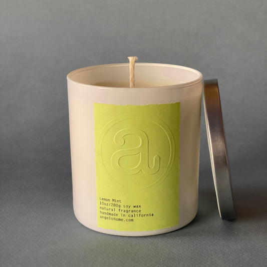 angelo:HOME Lemon Mint Scented Candle